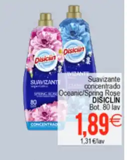 Plenus Supermercados DISICLIN Suavizante concentrado Oceanic/Spring Rose oferta