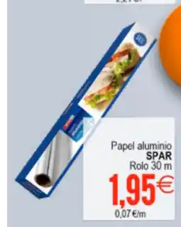 Plenus Supermercados SPAR Papel aluminio oferta