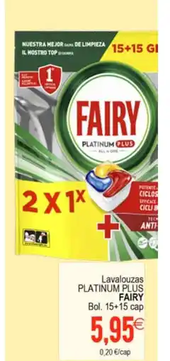 Plenus Supermercados FAIRY Lavalouzas platinum plus oferta