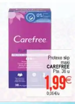 Plenus Supermercados CAREFREE Protexe slip maxi oferta
