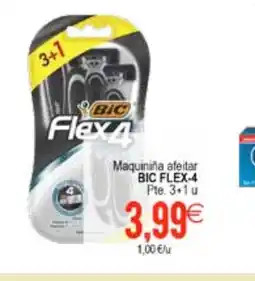 Plenus Supermercados BIC FLEX-4 Maquiniña afeitar oferta