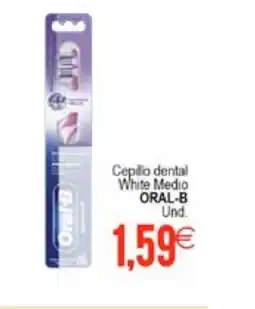 Plenus Supermercados ORAL-B Cepillo dental White Medio oferta