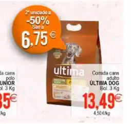 Plenus Supermercados ÚLTIMA DOG Comida cans polo oferta
