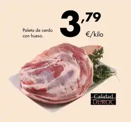 Supermercados Lupa Paleta de cerdo con hueso oferta
