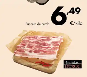 Supermercados Lupa Panceta de cerdo oferta