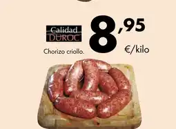 Supermercados Lupa Chorizo criollo oferta