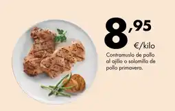 Supermercados Lupa Contramuslo de pollo al ajillo o solomillo de pollo primavera oferta