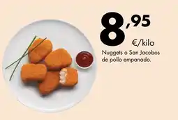 Supermercados Lupa Nuggets o San Jacobos de pollo empanado oferta