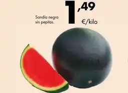 Supermercados Lupa Sandía negra sin pepitas oferta