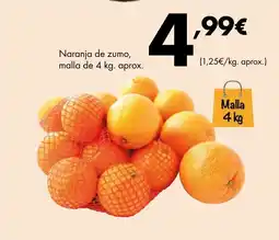 Supermercados Lupa Naranja de zumo oferta