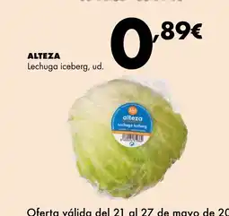 Supermercados Lupa ALTEZA Lechuga iceberg, ud. oferta