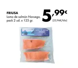 Supermercados Lupa FRIUSA Lomo de salmón Noruego oferta