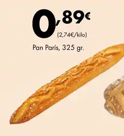 Supermercados Lupa Pan París oferta