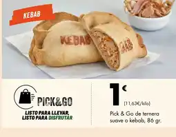Supermercados Lupa Pick & Go de ternera suave o kebab oferta