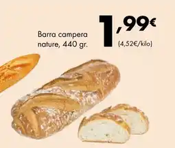 Supermercados Lupa Barra campera nature oferta