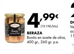 Supermercados Lupa BERAZA Bonito en aceite de oliva oferta