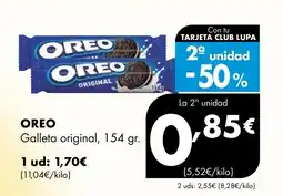 Supermercados Lupa OREO Galleta original oferta