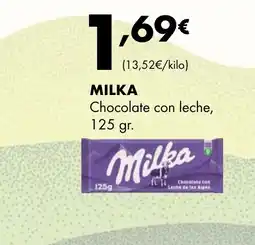 Supermercados Lupa MILKA Chocolate con leche oferta
