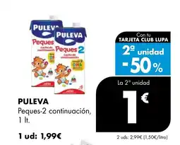 Supermercados Lupa PULEVA Peques-2 continuación, oferta