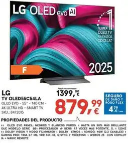 Worten LG TV OLED55C54LA oferta