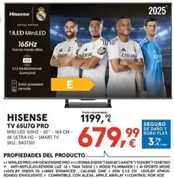 Worten HISENSE TV 65U7Q PRO oferta