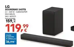 Worten LG Soundbar s40tq oferta