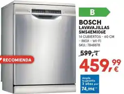 Worten BOSCH Lavavajillas sms4emi06e oferta