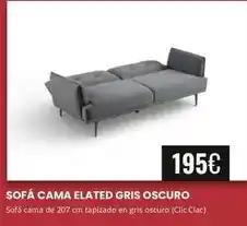 Atrapamuebles Sofá cama elated gris oscuro oferta