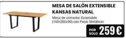 Atrapamuebles Solo - mesa de salon extensible kansas natural oferta