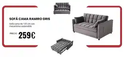 Atrapamuebles Sofá cama ramiro gris oferta