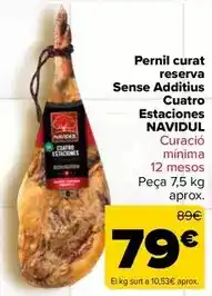 Carrefour Market Navidul - pernil curat reserva adoitis cuatro estaciones oferta