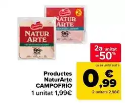 Carrefour Market Campofrío - productes naturarte oferta