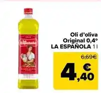 Carrefour Market Oli - oli d'oliva original 0,4 oferta
