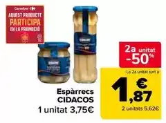 Carrefour Market Cidacos - espàrrecs oferta