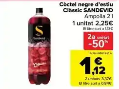 Carrefour Market Sandevid - còctel negre d'estiu clàssic oferta