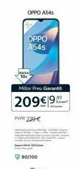 Movistar Oppo a54s орро a545 baixa 10€ millor preu garantit 93 elmed 209€9. pupr 229 € 4. saqwa 80/100 oferta