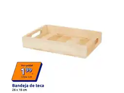 Action Bandeja de teca oferta