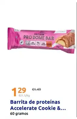 Action Barrita de proteínas Accelerate Cookie &... oferta
