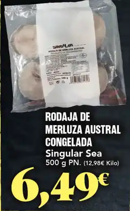 Gadis SINGULAR SEA Rodaja de merluza austral congelada oferta