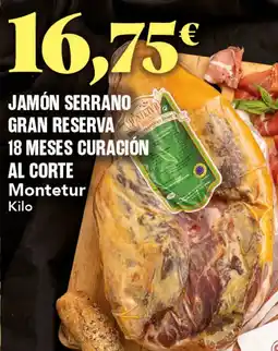 Gadis MONTETUR Jamón serrano gran reserva montetur 18 meses curación oferta