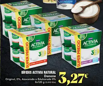 Gadis DANONE Bífidus activia natural oferta