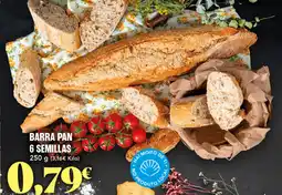 Gadis Barra pan 6 semillas oferta