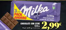 Gadis MILKA Chocolate con leche oferta