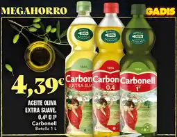 Gadis CARBONELL Aceite oliva extra suave, 0,4º 0 1º oferta