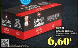 Gadis ESTRELLA GALICIA Cerveza frigopack oferta