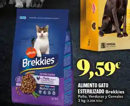 Gadis BREKKIES Alimento gato esterilizado oferta