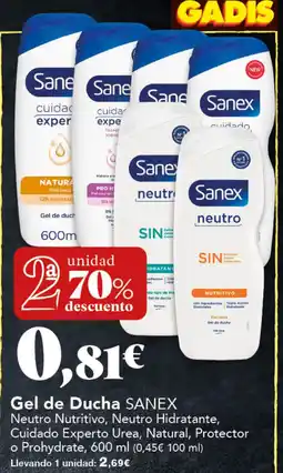 Gadis SANEX Gel de Ducha oferta
