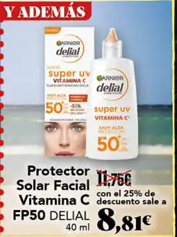 Gadis DELIAL Protector solar facial super uv vitamina c fp50 oferta