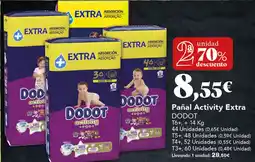 Gadis DODOT Pañal Activity Extra oferta