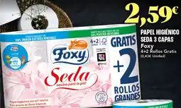 Gadis FOXY Papel higiénico seda 3 capas oferta